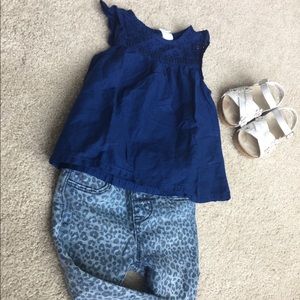 H&M Baby girl 6-9 months dressy top